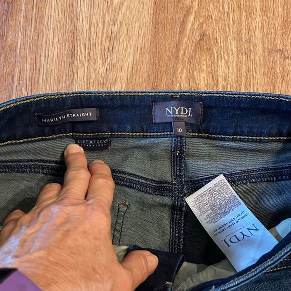 NYDJ Marilyn Straight crop jeans with cuffs - Picture 4 of 6